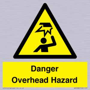 Danger Overhead Hazard